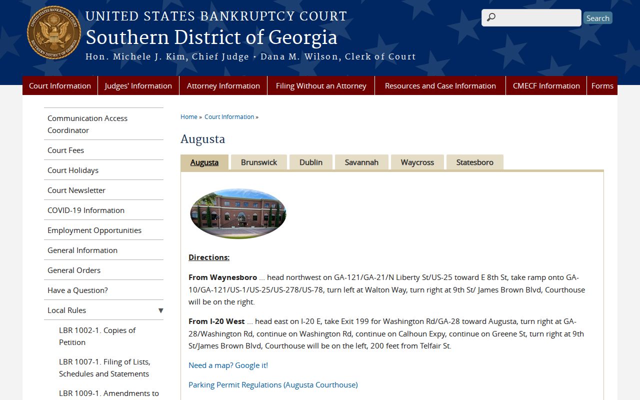 Federal bankruptcy record route for an Edge Hill court records search